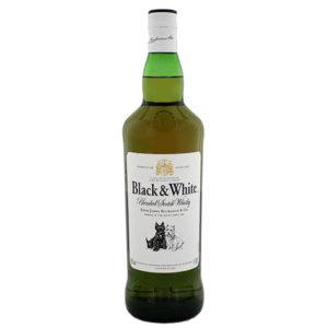 Black & White Whisky 1 Litre - Vintage Liquor & Wine